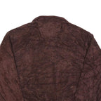 FIELD STREET Mens Maroon Pullover Plain Jumper Crew Neck Basic Knit L Casual