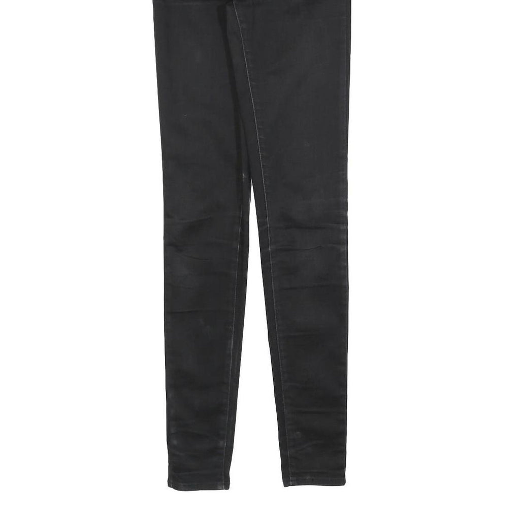 LEVI'S 720 Womens Jeans Black Slim Skinny Denim Medium W29 L32 Stretch Casual