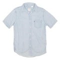 LEVI'S Mens Blue Light Denim Shirt S Cotton Blend Casual Lightweight