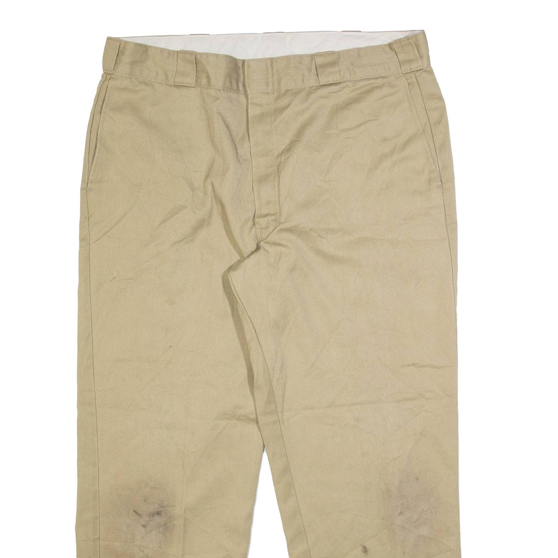 DICKIES Mens Trousers Beige Regular Straight W38 L28
