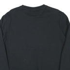 PUMA Mens Black Cotton Blend Crew Neck Sweatshirt M Logo Print Casual