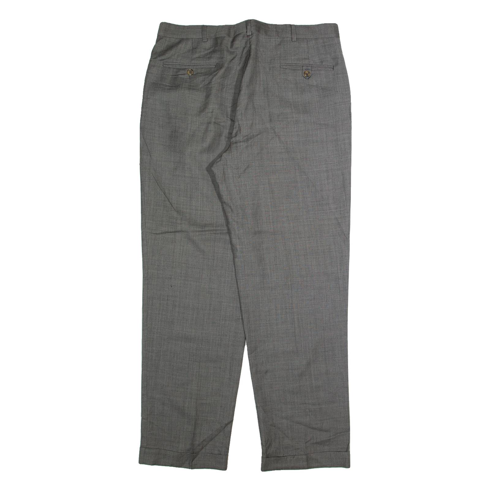 TOMMY HILFIGER Chino Mens Trousers Grey Regular Straight W35 L32