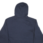 CHAMPION Mens Navy Blue Hoodie M Cotton Blend Half Zip Casual Wear