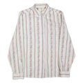 Womens Shirt White Paisley Long Sleeve M