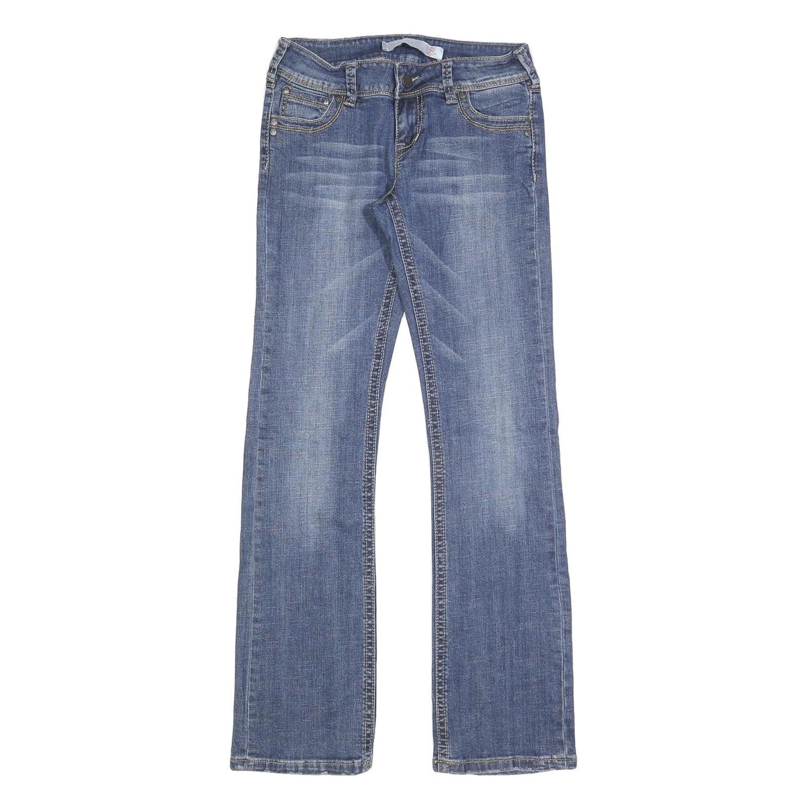 TIN HAUL Womens Slim Blue Denim Slim Jeans W28 L33 Stylish Stretch Cotton