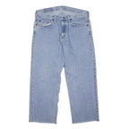 WRANGLER Womens Jeans Blue Relaxed Straight Denim Light W36 L26 Casual Style