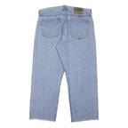 WRANGLER Womens Jeans Blue Relaxed Straight Denim Light W36 L26 Casual Style