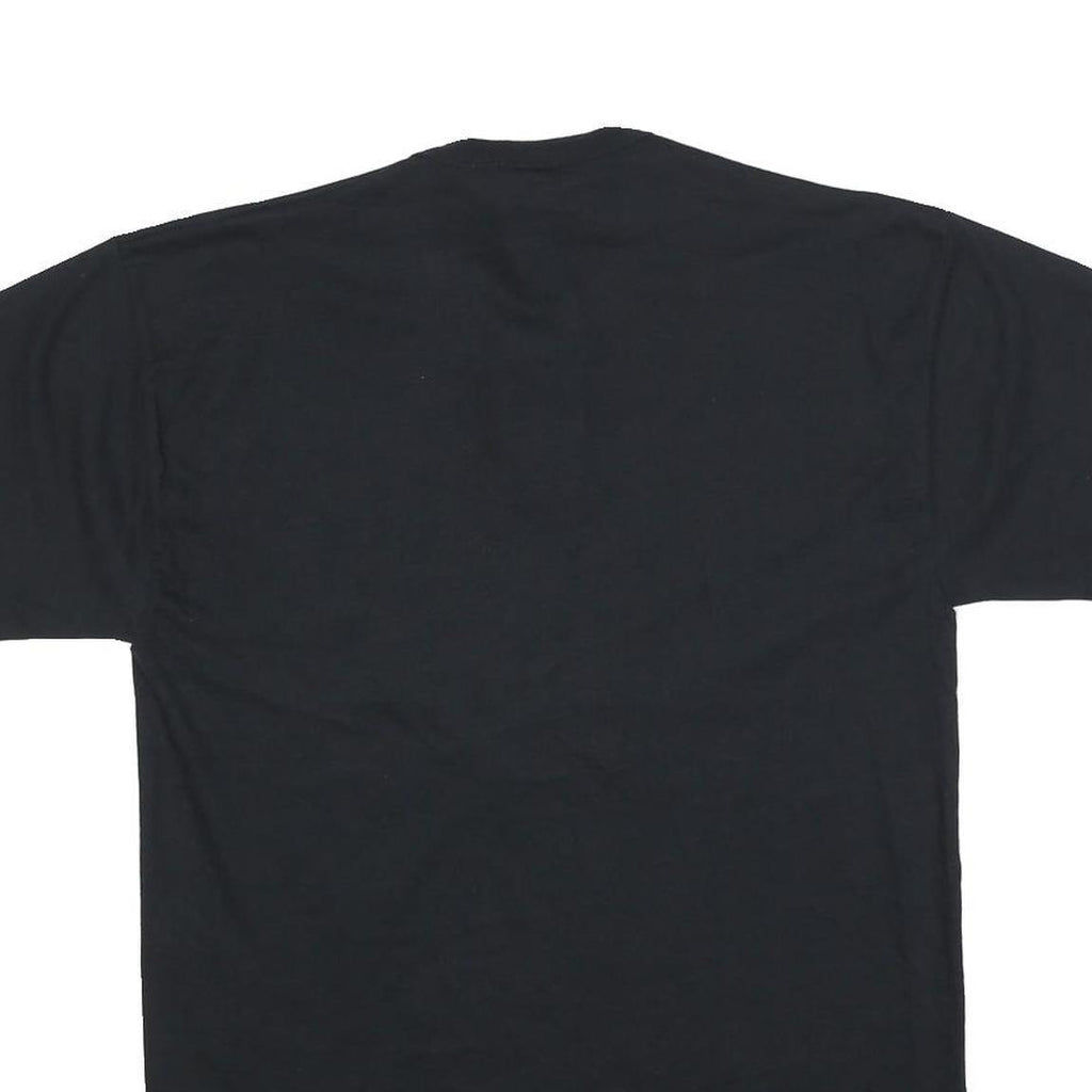 RUSSELL ATHLETIC Mens Black Ironbirds Graphic T-Shirt M Short Sleeve Crew Neck