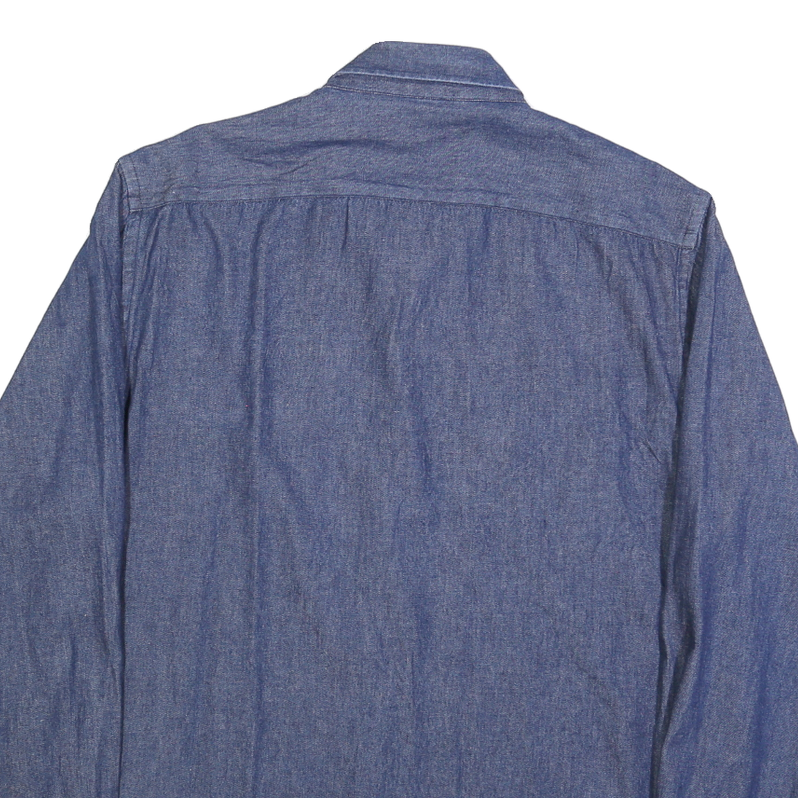 FAZE APPAREL Mens Blue Contrast Detail Cotton Blend Shirt XL Button-Down Casual
