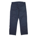 DICKIES Mens Cotton Navy Regular Straight Trousers W36 L30 Workwear Casual
