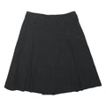 OASIS Womens Black A-Line Knee Length Woven Polyester Blend Skirt UK 10 Zip
