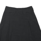 OASIS Womens Black A-Line Knee Length Woven Polyester Blend Skirt UK 10 Zip