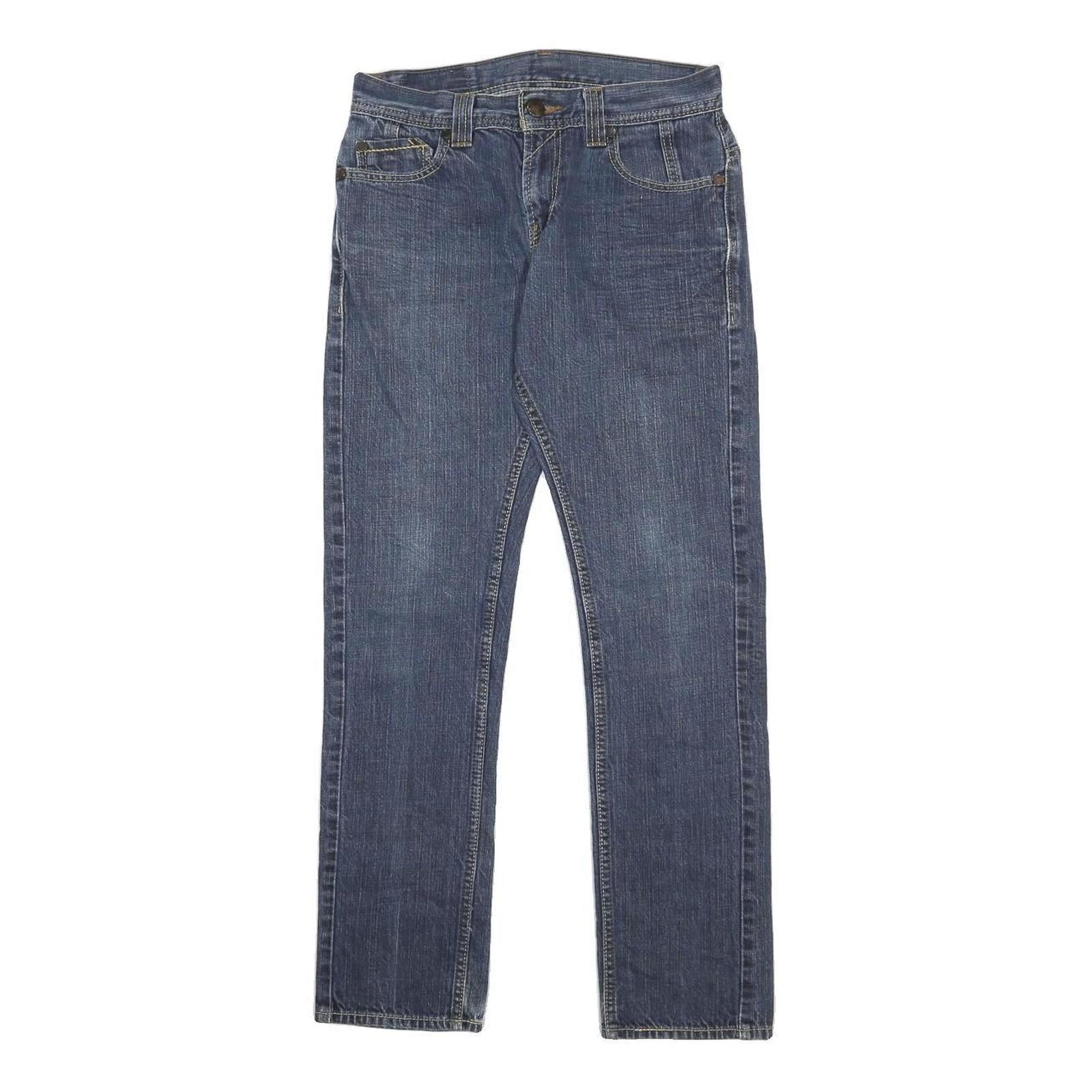 LEVI'S 511 SKINNY Mens Jeans Blue Slim Skinny Denim Medium W30 L32 Stretch Zip