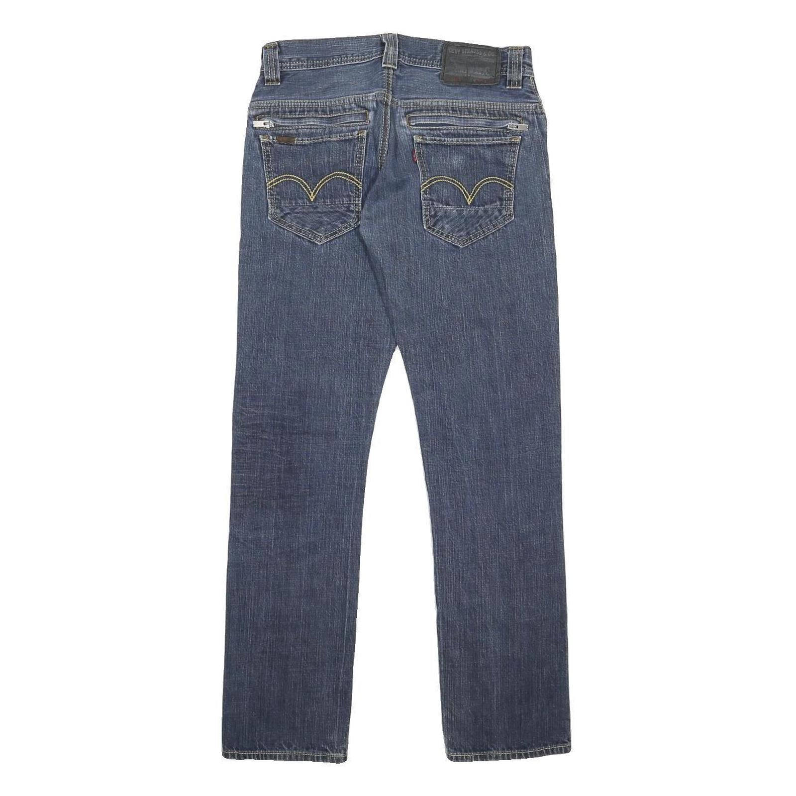 LEVI'S 511 SKINNY Mens Jeans Blue Slim Skinny Denim Medium W30 L32 Stretch Zip
