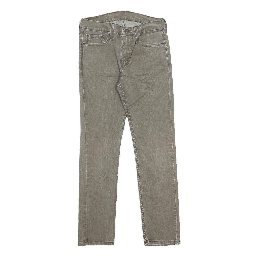 LEVI'S 511 Slim Mens Jeans Grey Slim Skinny Denim Medium W29 L30 Zip