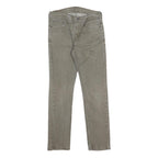 LEVI'S 511 Slim Mens Jeans Grey Slim Skinny Denim Medium W29 L30 Zip
