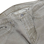 LEVI'S 511 Slim Mens Jeans Grey Slim Skinny Denim Medium W29 L30 Zip