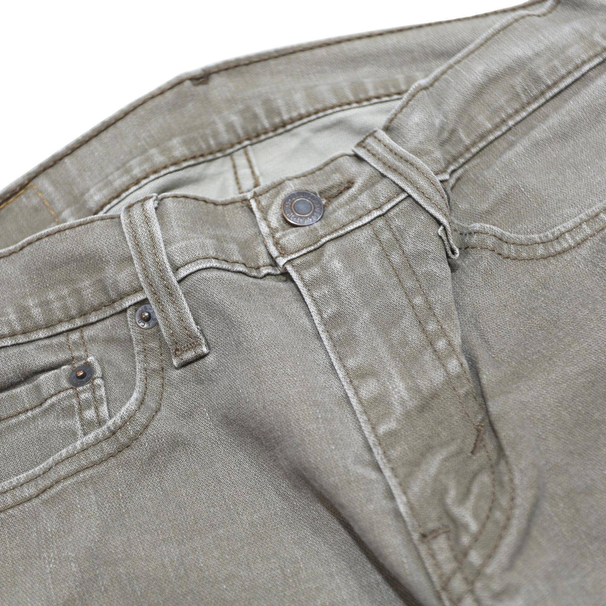 LEVI'S 511 Slim Mens Jeans Grey Slim Skinny Denim Medium W29 L30 Zip
