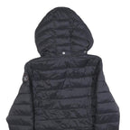 NAPAPIJRI Womens Black Lightweight Puffer Jacket M Polyester Blend Hooded Zip