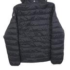 NAPAPIJRI Womens Black Lightweight Puffer Jacket M Polyester Blend Hooded Zip