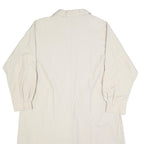 Womens Beige Cotton Plain Button Jacket UK 18 Regular Fit Classic Style