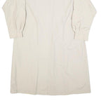 Womens Beige Cotton Plain Button Jacket UK 18 Regular Fit Classic Style