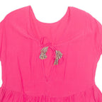 Womens Top Pink V-Neck XL