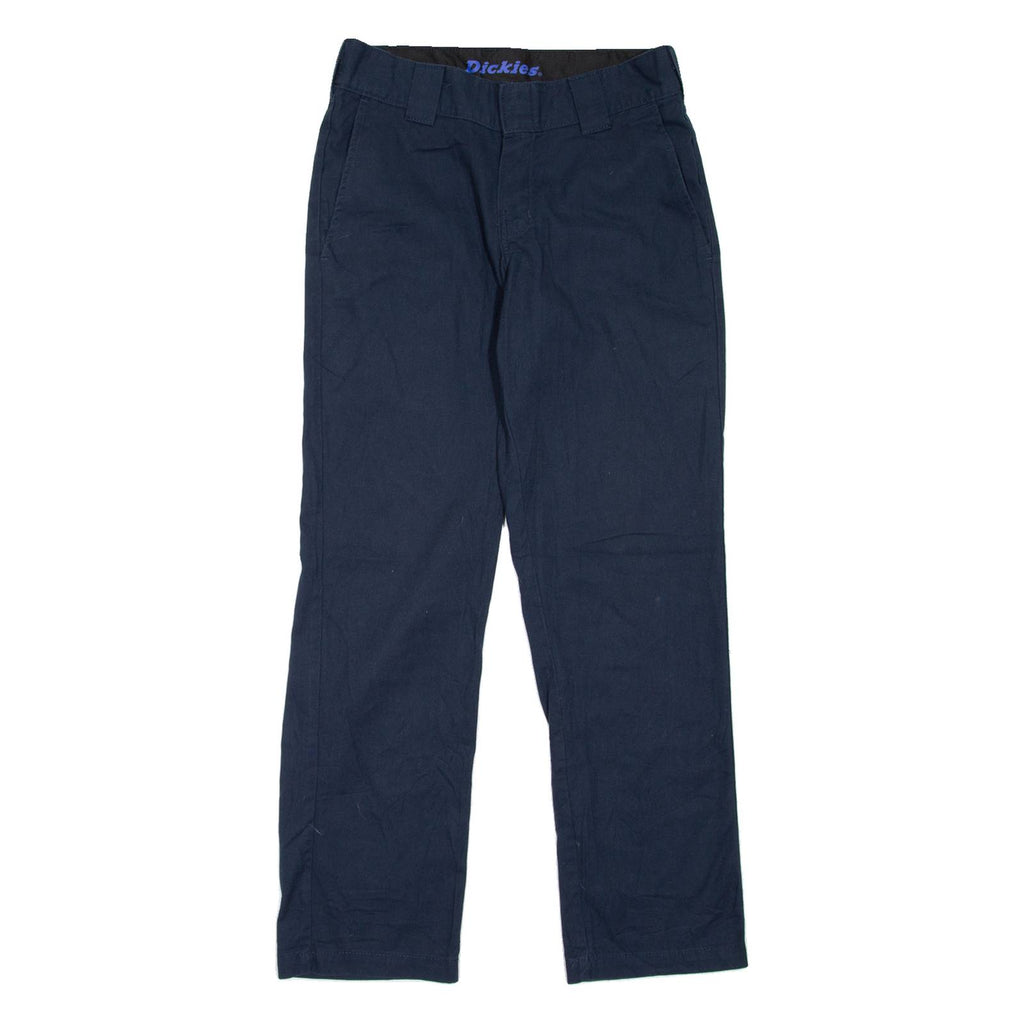DICKIES Workwear Womens Trousers Blue Slim Tapered W29 L30