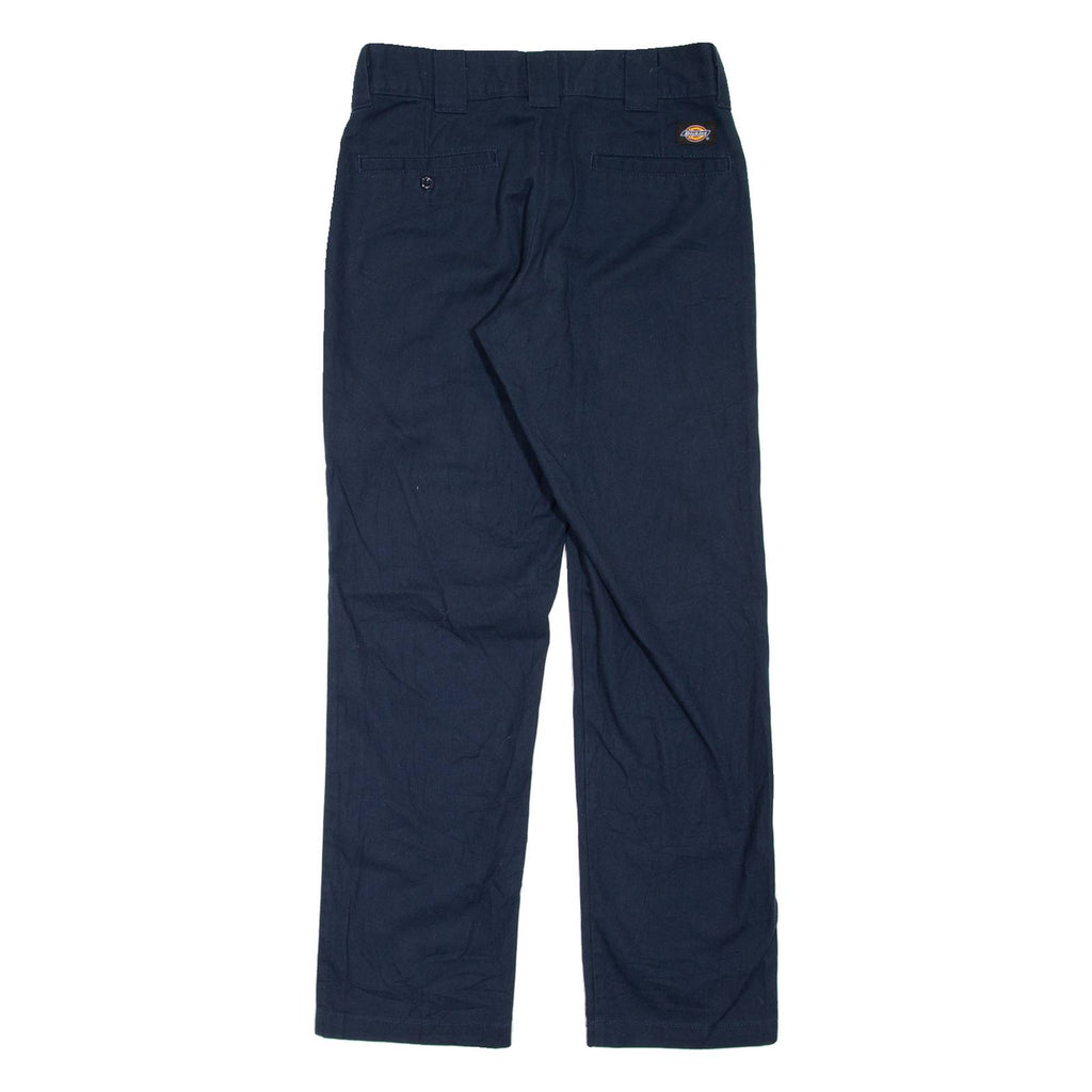 DICKIES Workwear Womens Trousers Blue Slim Tapered W29 L30