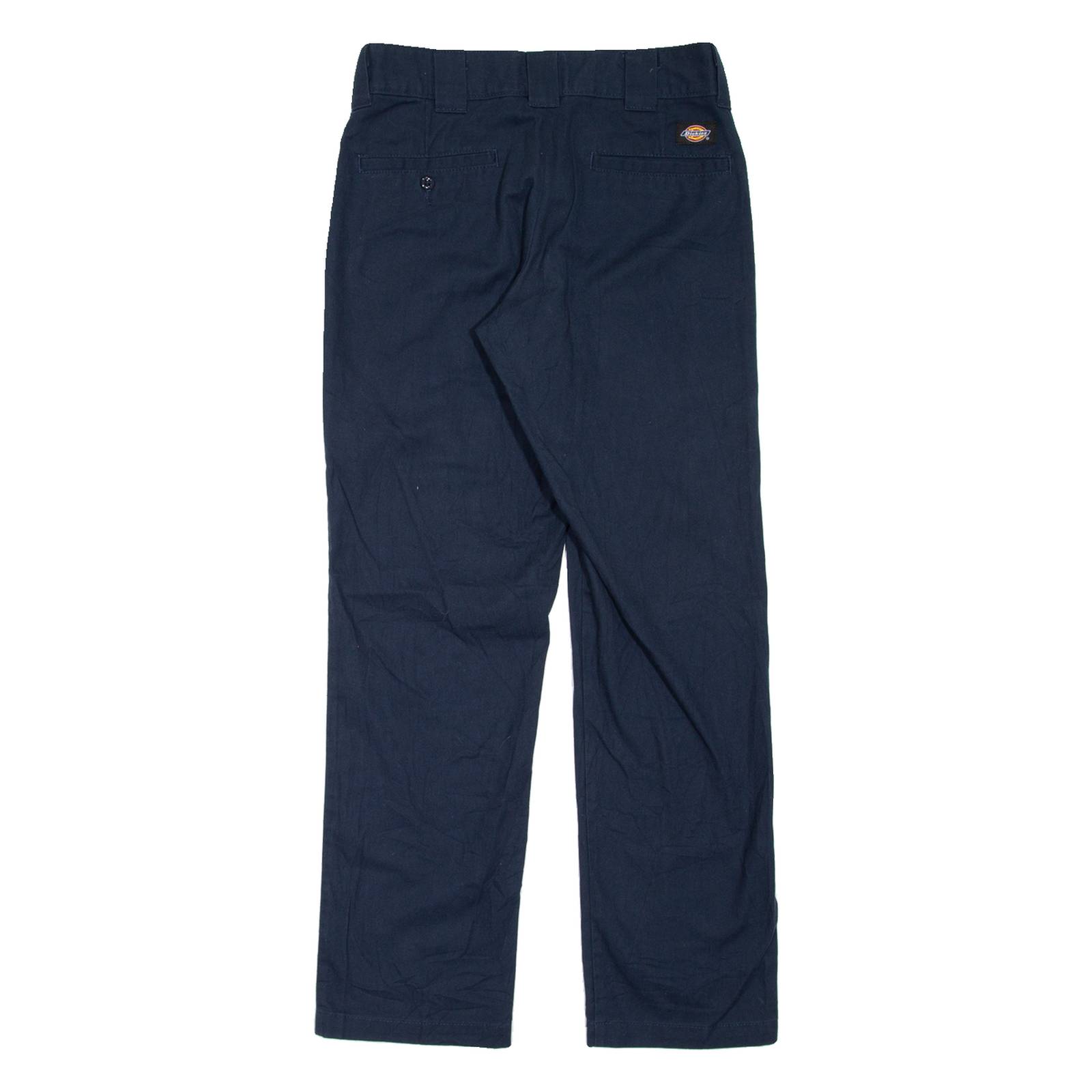 DICKIES Workwear Womens Trousers Blue Slim Tapered W29 L30