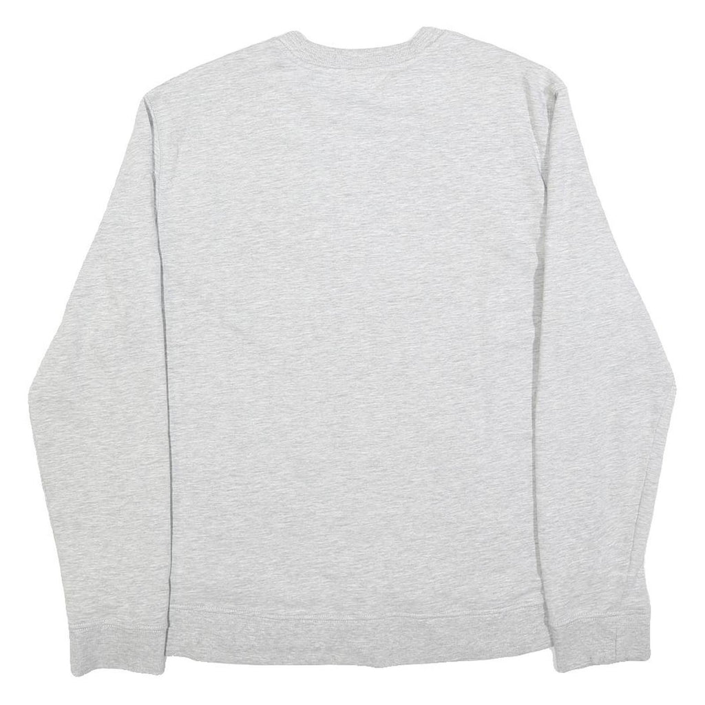 COCA COLA Womens Grey Sweatshirt L Crew Neck Cotton Blend Pullover Graphic Print