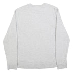 COCA COLA Womens Grey Sweatshirt L Crew Neck Cotton Blend Pullover Graphic Print