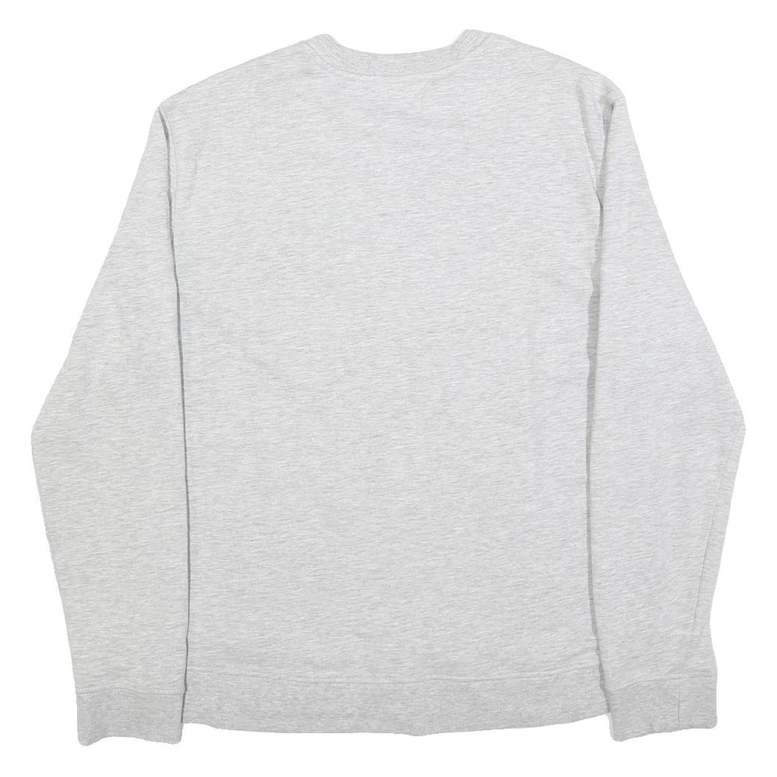 COCA COLA Womens Grey Sweatshirt L Crew Neck Cotton Blend Pullover Graphic Print