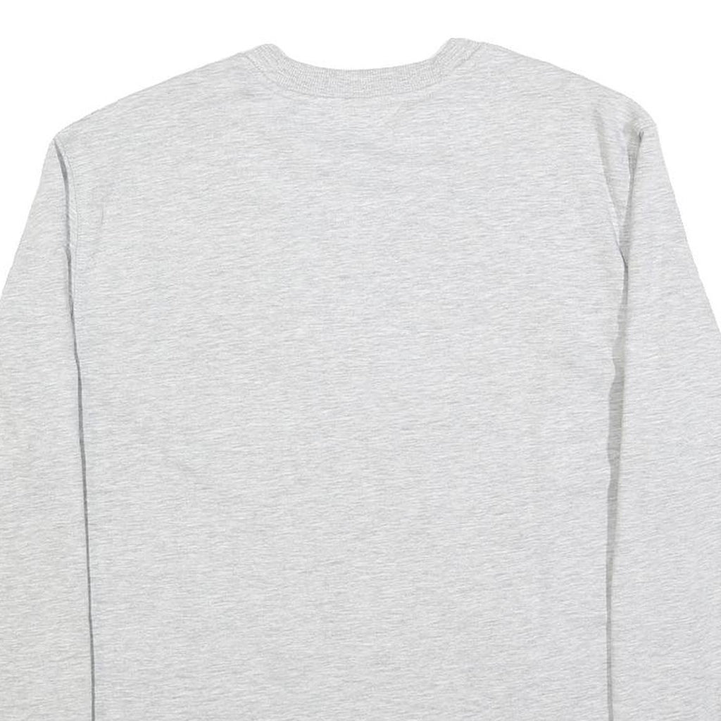 COCA COLA Womens Grey Sweatshirt L Crew Neck Cotton Blend Pullover Graphic Print