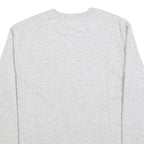 COCA COLA Womens Grey Sweatshirt L Crew Neck Cotton Blend Pullover Graphic Print