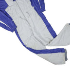 K2 Mens Blue & Grey Lined Dungarees Loose Polyester Blend L W34 L31