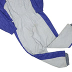 K2 Mens Blue & Grey Lined Dungarees Loose Polyester Blend L W34 L31