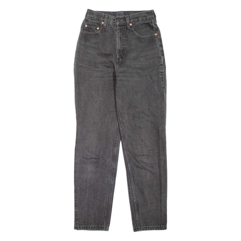 LEVI'S 881 Orange Tab Womens Jeans Grey Regular Mom 90s W24 L27