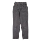 LEVI'S 881 Orange Tab Womens Jeans Grey Regular Mom 90s W24 L27