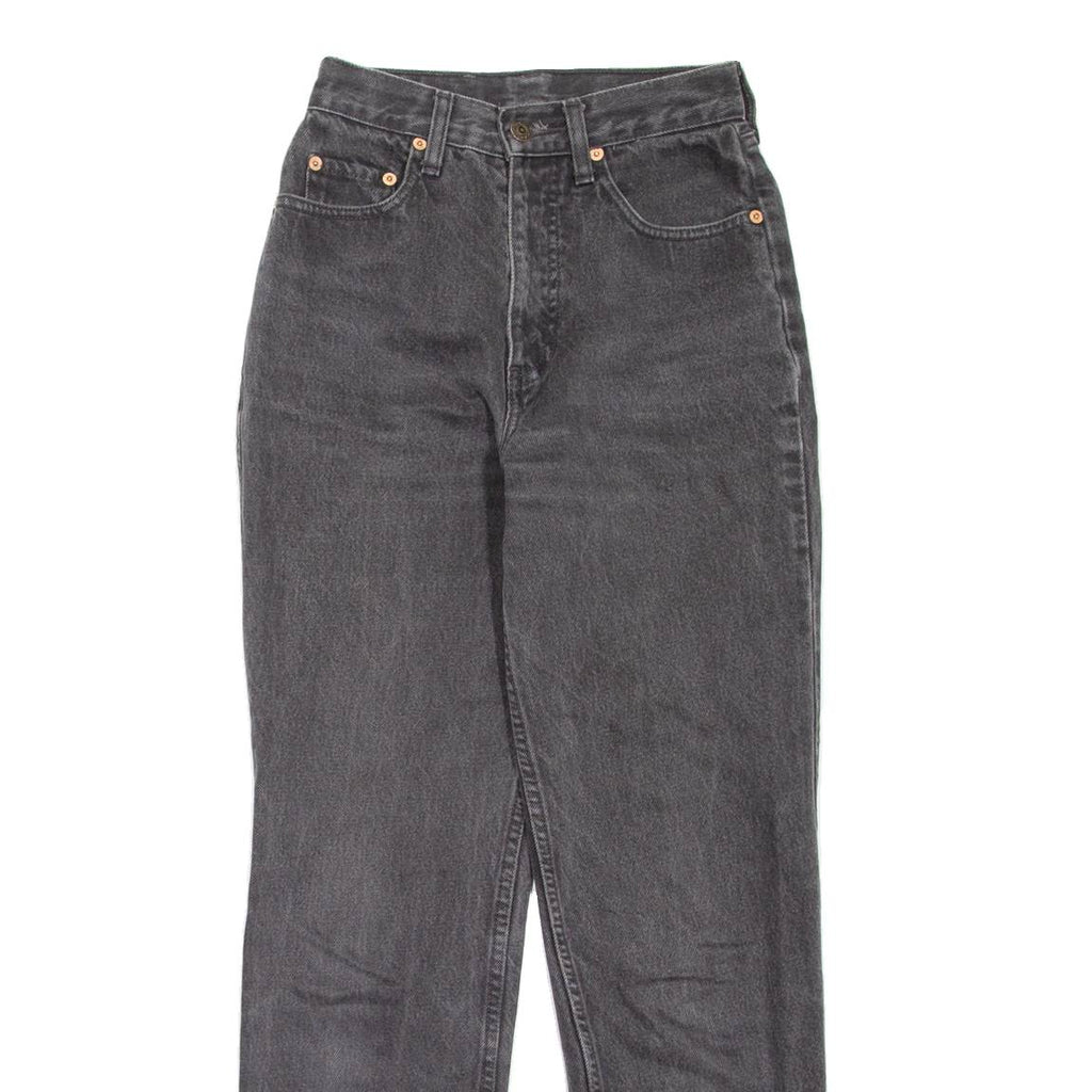 LEVI'S 881 Orange Tab Womens Jeans Grey Regular Mom 90s W24 L27