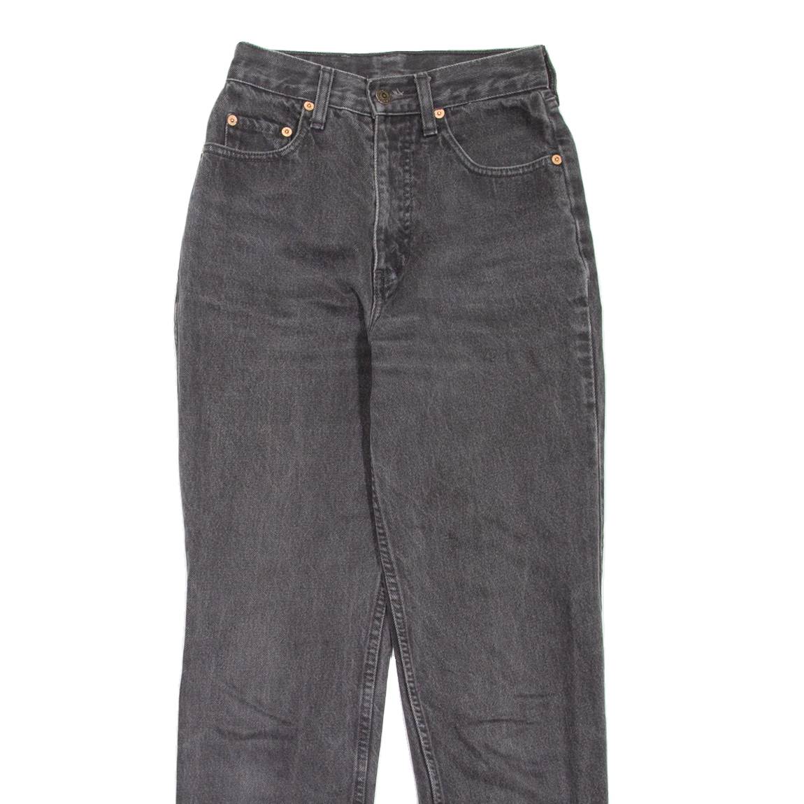 LEVI'S 881 Orange Tab Womens Jeans Grey Regular Mom 90s W24 L27