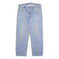 LEVI'S Mens Blue Relaxed Straight Denim Medium W36 L30 Classic Cotton Zip Jeans