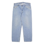 LEVI'S Mens Blue Relaxed Straight Denim Medium W36 L30 Classic Cotton Zip Jeans