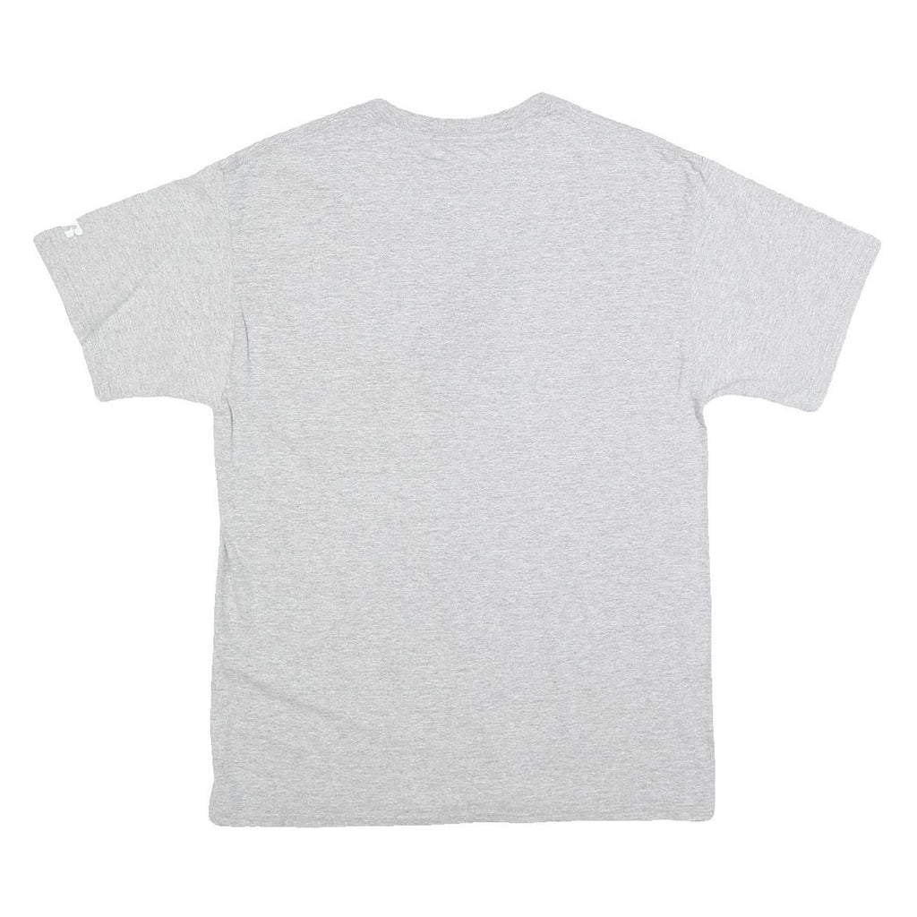 RUSSELL ATHLETIC Mens Grey Trojans Graphic T-Shirt M Crew Neck Short Sleeve