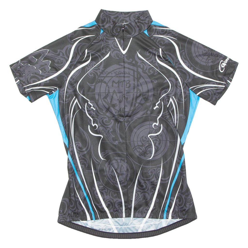 Cycling Mens Jersey Black 1/2 Zip S