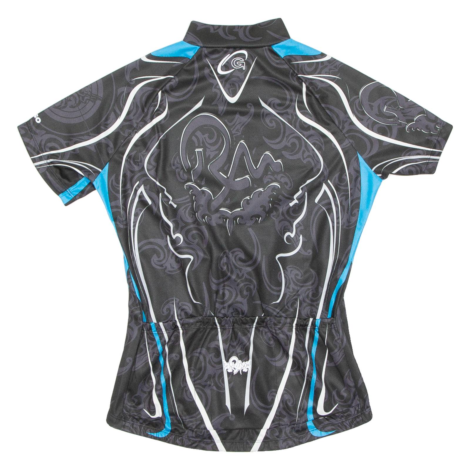 Cycling Mens Jersey Black 1/2 Zip S