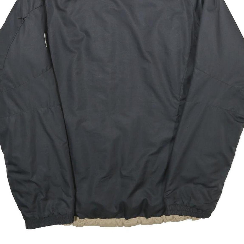 JACK WOLFSKIN Womens Black & Beige Outdoor Jacket UK 12 Polyester Zip Collar