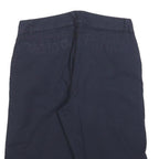 DOCKERS Womens Shorts Navy Casual M W32 Button Cotton Blend Relaxed Fit
