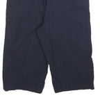 DOCKERS Womens Shorts Navy Casual M W32 Button Cotton Blend Relaxed Fit