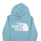 THE NORTH FACE Womens Blue Pullover Hoodie S Cotton Logo Sweatshirt